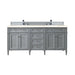 James Martin Vanities - Brittany 72" Double Bathroom Vanity in Urban Gray - 650 - V72 - UGR - 3EMR - Home Luxury USA