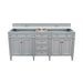 James Martin Vanities - Brittany 72" Double Bathroom Vanity in Urban Gray - 650 - V72 - UGR - 3ESR - Home Luxury USA