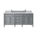 James Martin Vanities - Brittany 72" Double Bathroom Vanity in Urban Gray - 650 - V72 - UGR - 3ESR - Home Luxury USA