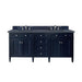 James Martin Vanities - Brittany 72" Double Bathroom Vanity in Victory Blue - 650 - V72 - VBL - 3CSP - Home Luxury USA