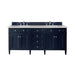 James Martin Vanities - Brittany 72" Double Bathroom Vanity in Victory Blue - 650 - V72 - VBL - 3ESR - Home Luxury USA