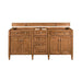 James Martin Vanities - Brittany 72" Double Vanity Cabinet in Saddle Brown - 650 - V72 - SBR - 3CAR - Home Luxury USA