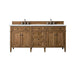 James Martin Vanities - Brittany 72" Double Vanity Cabinet in Saddle Brown - 650 - V72 - SBR - 3ENC - Home Luxury USA