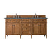 James Martin Vanities - Brittany 72" Double Vanity Cabinet in Saddle Brown - 650 - V72 - SBR - 3PBL - Home Luxury USA