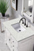 James Martin Vanities - Brookfield 36" Single Bathroom Vanity in Bright White - 147 - V36 - BW - 3EJP - Home Luxury USA