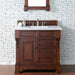 James Martin Vanities - Brookfield 36" Single Bathroom Vanity in Warm Cherry - 147 - 114 - 5586 - Home Luxury USA