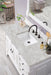 James Martin Vanities - Brookfield 48" Single Bathroom Vanity in Bright White - 147 - 114 - V48 - BW - 3VSL - Home Luxury USA