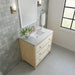 James Martin Vanities - Celeste 36" Single Vanity in Sunwashed Oak with Embossed Shagreen - D604 - V36 - SHG - 3AF - Home Luxury USA