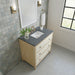 James Martin Vanities - Celeste 36" Single Vanity in Sunwashed Oak with Embossed Shagreen - D604 - V36 - SHG - 3PBL - Home Luxury USA