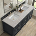 James Martin Vanities - Lorelai 60" Double Vanity in Black Onyx - 424 - V60D - BKO - 3AF - Home Luxury USA