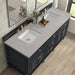 James Martin Vanities - Lorelai 60" Double Vanity in Black Onyx - 424 - V60D - BKO - 3ESR - Home Luxury USA