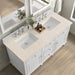 James Martin Vanities - Lorelai 60" Double Vanity in Bright White - 424 - V60D - BW - 3EMR - Home Luxury USA