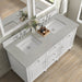 James Martin Vanities - Lorelai 60" Double Vanity in Bright White - 424 - V60D - BW - 3ESR - Home Luxury USA