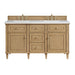 James Martin Vanities - Lorelai 60" Double Vanity in Light Natural Oak - 424 - V60D - LNO - 3WZ - Home Luxury USA