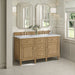 James Martin Vanities - Lorelai 60" Double Vanity in Light Natural Oak - 424 - V60D - LNO - Home Luxury USA