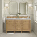 James Martin Vanities - Lorelai 60" Double Vanity in Light Natural Oak - 424 - V60D - LNO - Home Luxury USA