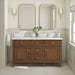 Lorelai 60" Double Vanity in Mid-Century Walnut by James Martin Vanities - SKU 424-V60D-WLT-1WZ | Home Luxury USA