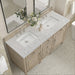 James Martin Vanities - Lorelai 60" Double Vanity in Whitewashed Oak - 424 - V60D - WWO - 3EJP - Home Luxury USA