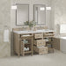 James Martin Vanities - Lorelai 60" Double Vanity in Whitewashed Oak - 424 - V60D - WWO - Home Luxury USA