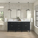 Lorelai 72" Double Vanity in Black Onyx by James Martin Vanities - SKU 424-V72-BKO-1WZ | Home Luxury USA