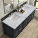 Lorelai 72" Double Vanity in Black Onyx by James Martin Vanities - SKU 424-V72-BKO-3CAR | Home Luxury USA