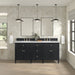 Lorelai 72" Double Vanity in Black Onyx by James Martin Vanities - SKU 424-V72-BKO | Home Luxury USA