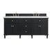 Lorelai 72" Double Vanity in Black Onyx by James Martin Vanities - SKU 424-V72-BKO | Home Luxury USA