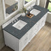 Lorelai 72" Double Vanity in Bright White by James Martin Vanities - SKU 424-V72-BW-3PBL | Home Luxury USA