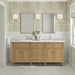 James Martin Vanities - Lorelai 72" Double Vanity in Light Natural Oak - 424 - V72D - LNO - 1WZ - Home Luxury USA