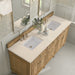 James Martin Vanities - Lorelai 72" Double Vanity in Light Natural Oak - 424 - V72D - LNO - 3EMR - Home Luxury USA