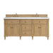 James Martin Vanities - Lorelai 72" Double Vanity in Light Natural Oak - 424 - V72D - LNO - Home Luxury USA