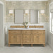 James Martin Vanities - Lorelai 72" Double Vanity in Light Natural Oak - 424 - V72D - LNO - Home Luxury USA