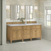 James Martin Vanities - Lorelai 72" Double Vanity in Light Natural Oak - 424 - V72D - LNO - Home Luxury USA