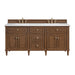 James Martin Vanities - Lorelai 72" Double Vanity in Mid - Century Walnut - 424 - V72D - WLT - Home Luxury USA