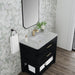 James Martin Vanities - Lucian 36" Single Vanity in Carbon Oak - D704 - V36 - CBO - 3VSL - Home Luxury USA