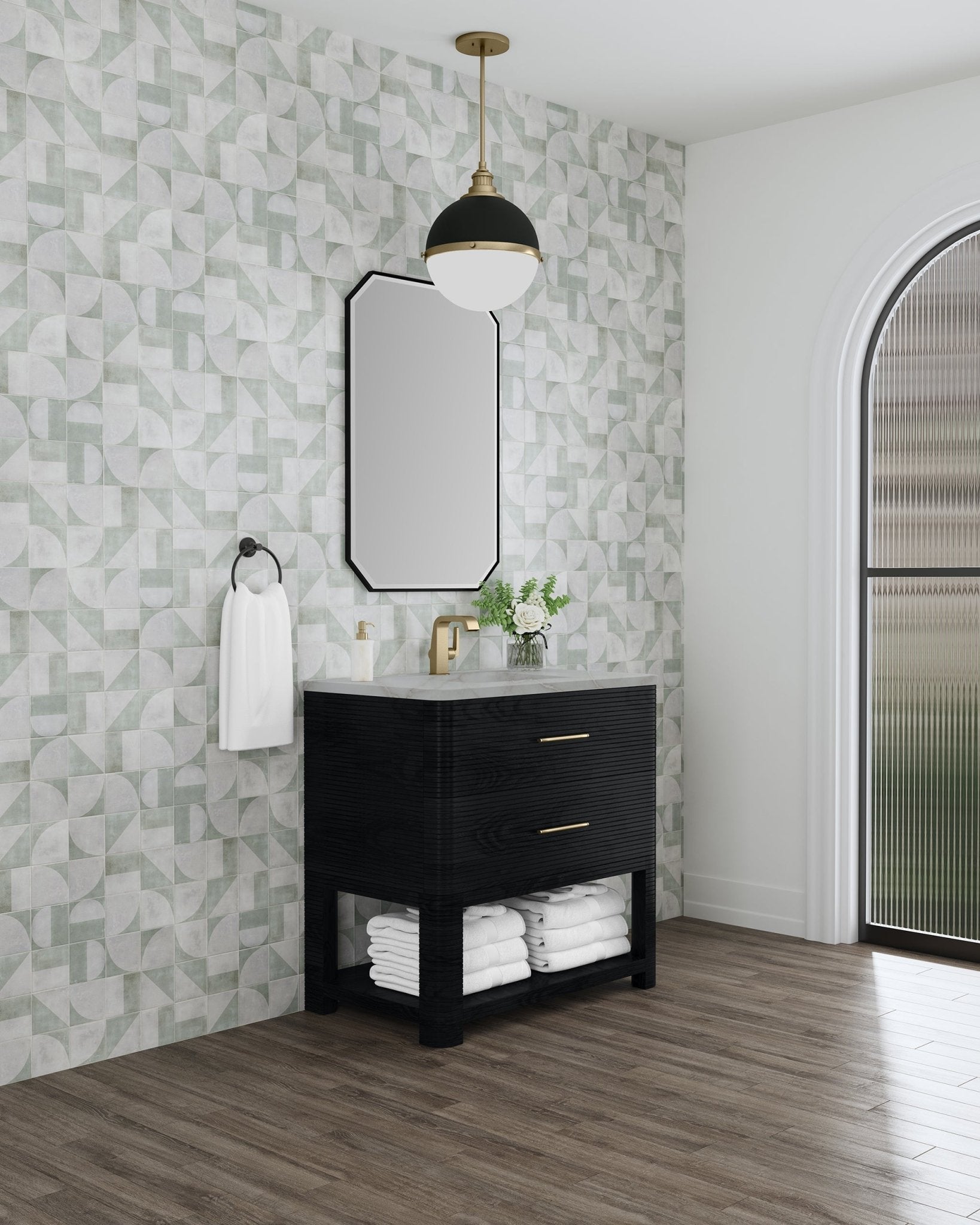 James Martin Vanities - Lucian 36" Single Vanity in Carbon Oak - D704 - V36 - CBO - Home Luxury USA