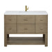 James Martin Vanities - Lucian 48" Single Vanity in Pebble Oak - D704 - V48 - CBO - 3WZ - Home Luxury USA