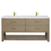 James Martin Vanities - Lucian 72" Double Vanity in Pebble Oak - D704 - V72 - PBO - Home Luxury USA