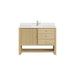 Marigot Single 48" Single Vanity in Sunwashed Oak by James Martin Vanities - SKU D404-V48-SWO-1WZ | Home Luxury USA