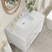 Myrrin 36" Single Vanity in Bright White by James Martin Vanities - SKU 485-V36-BW-3EJP | Home Luxury USA