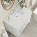 Myrrin 36" Single Vanity in Bright White by James Martin Vanities - SKU 485-V36-BW-3LDL | Home Luxury USA