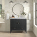 James Martin Vanities - Myrrin 36" Single Vanity in Carbon Oak - 485 - V36 - CBO - 1WZ - Home Luxury USA