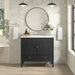 James Martin Vanities - Myrrin 36" Single Vanity in Carbon Oak - 485 - V36 - CBO - Home Luxury USA