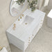 James Martin Vanities - Myrrin 48" Single Vanity in Bright White - 485 - V48 - BW - 3AF - Home Luxury USA