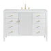 James Martin Vanities - Myrrin 48" Single Vanity in Bright White - 485 - V48 - BW - Home Luxury USA