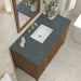 Myrrin 48" Single Vanity in Mid-Century Walnut by James Martin Vanities - SKU 485-V48-WLT-3PBL | Home Luxury USA