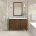 Myrrin 48" Single Vanity in Mid-Century Walnut by James Martin Vanities - SKU 485-V48-WLT | Home Luxury USA