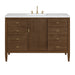 Myrrin 48" Single Vanity in Mid-Century Walnut by James Martin Vanities - SKU 485-V48-WLT | Home Luxury USA