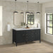 Myrrin 60" Double Vanity in Carbon Oak by James Martin Vanities - SKU 485-V60D-CBO | Home Luxury USA