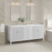 James Martin Vanities - Myrrin 72" Double Vanity in Bright White - 485 - V72 - BW - Home Luxury USA